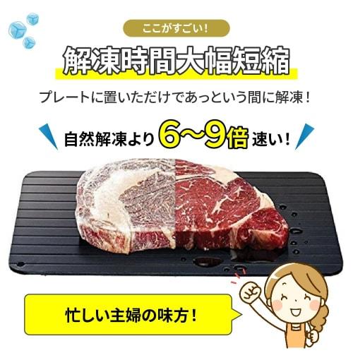 Smaly Thawing Plate, Large, Rapid Thawing, Removes Rough Heat, Thaws Food, Thaws Cutting Board