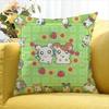 pc CUTE HHamtaro Kawaii World Various Sizes Square Pillow Case For Car Home Bedchamber Decor