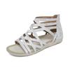 Summer 2025 Women Sandals Fashion Intersect Hollow Open Toe Woman Sandals Platform Rome Slippers Shoes Beach Plus Size Sandalias