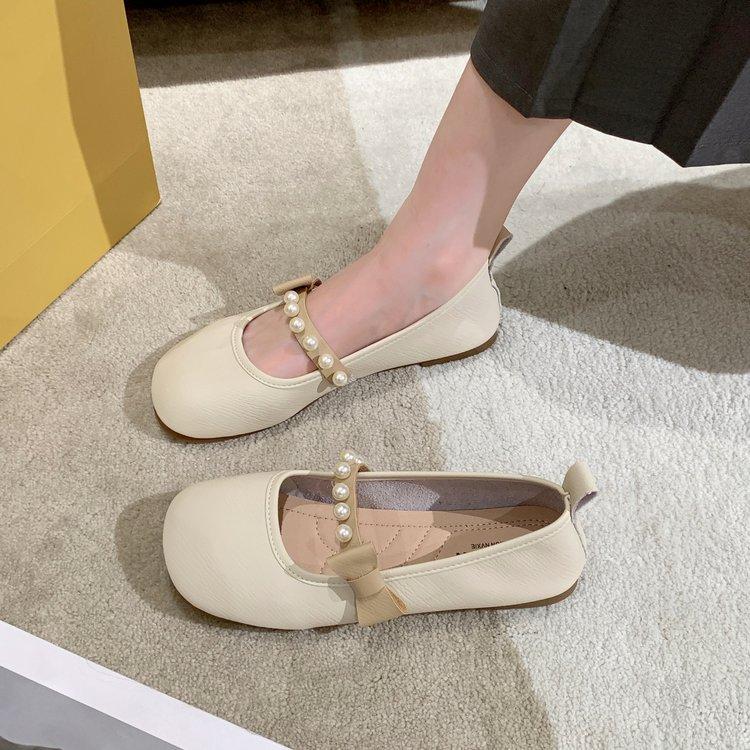 

Размер 35-43, женская обувь большого размера, на полную ногу, широкие туфли Мэри Джейн на весну и осень, на плоской подошве, с мягкой подошвой, туфли Doudou 42 43