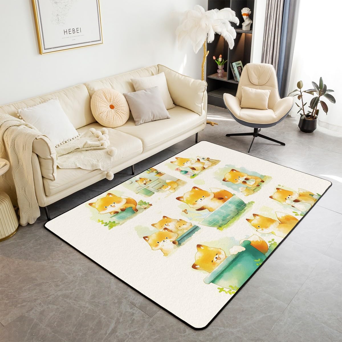 

Kids Dessert Indoor Floor Mat 3x5,Kawaii Chocolate Carpet for Child Teens Girls,Cartoon Food Theme Area Rug,Rainbow Cake Summer Decorative A 160cm x 200cm