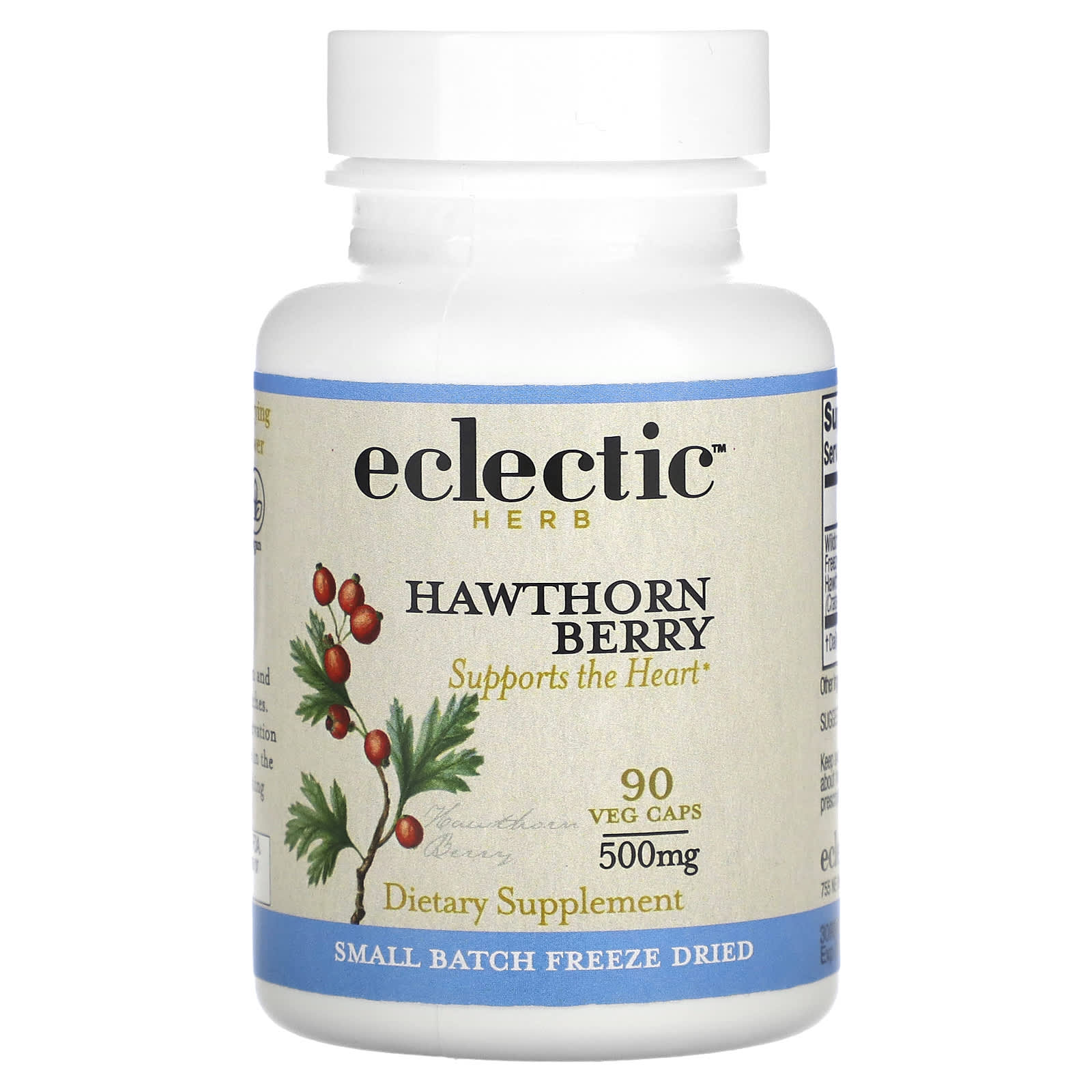 

Hawthorn Berry, 500Mg, 90 Veggie Caps