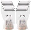 10/20 Portable Shoe Storage Drawstring Eco Storage Bag for Sundries Travel Makeup Bag Waterproof Transparent Plastic Storage Bag