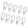 10Pcs Mini Alloy Carabiner Clip Snap Spring Clasp 6mm