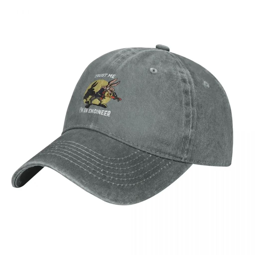 Trust Me Baseball Cap I Am An Engineer Trendy Female Male Washed Hip Hop Hats Adjustable Outdoor Sports Snapback Cap Gift