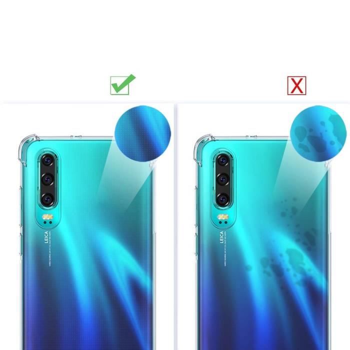 Huawei P30 Case - Gel TPU Transparent Soft Silicone Anti Shock [Phonillico®]