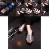 Luxurious Women Sandals Slippers With Glitter Platform For A Timeless Fashion Statement