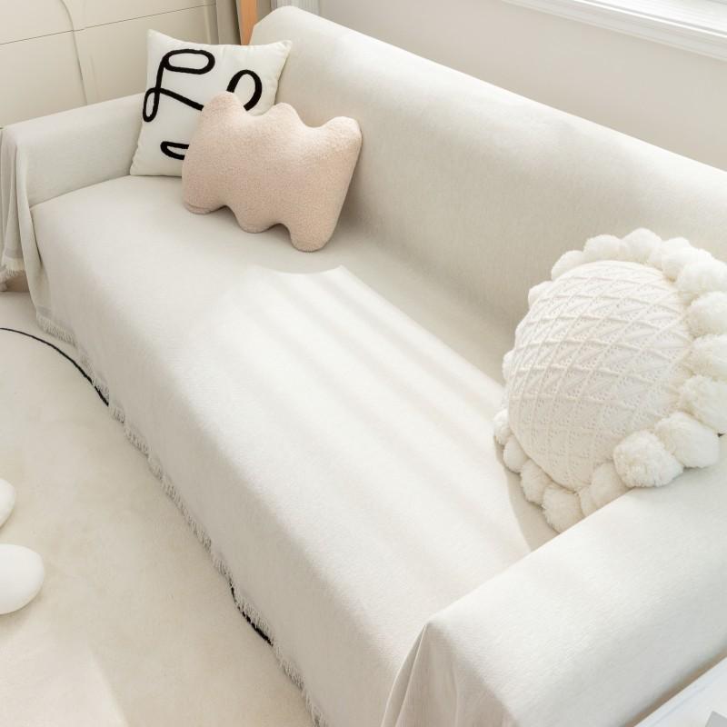 Chenille Japanese Sofa Towel Full Cover Cloth Warm Nordic Blanket Towel Sofa Cover Towel Cushion