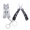 Compact Stainless Steel Multi-functional Folding Pliers with Small Knife for Outdoor and Emergency Use
