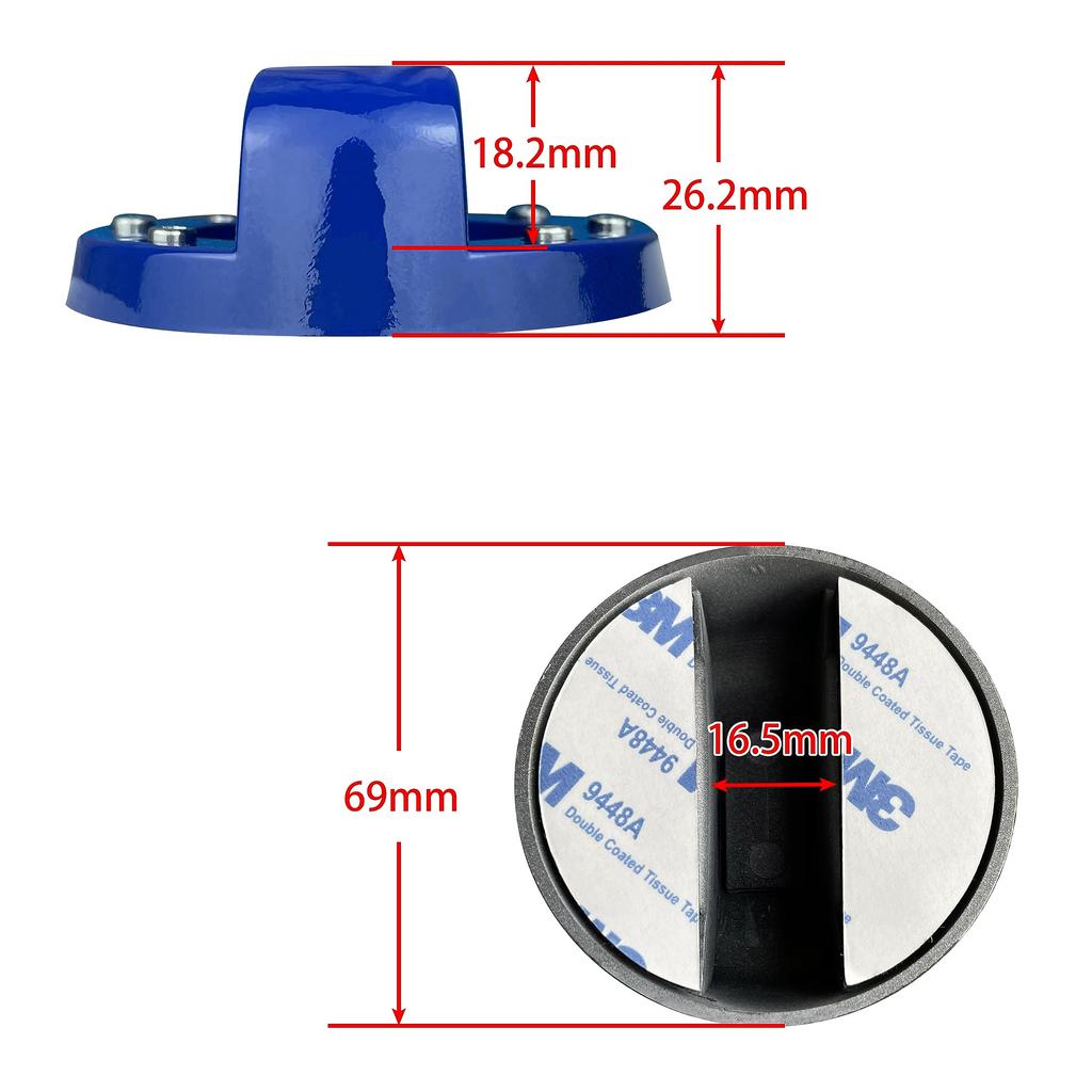 Rare Jimny Gasoline Spout Cap Jimney Fuel Cap Cover (Blue)