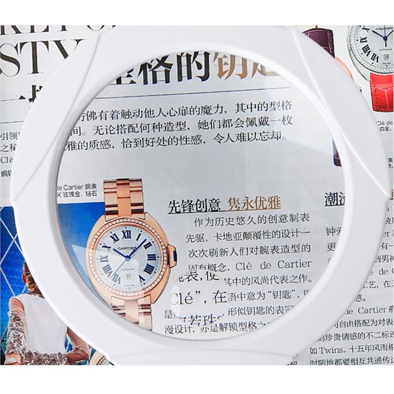 Akumulatorowa Lupa Biurkowa ze Stojakiem i Zaciskiem Regulowana Jasność do Hobby Rzemiosła Warsztatu Szycia Napraw