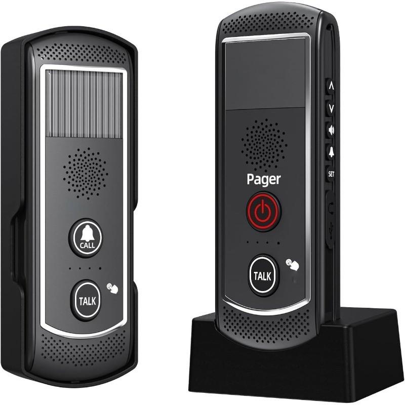 1-3 km 16 Channels Range Solar Voice Wireless Doorbell Waterproof Electronic Intercom System Doorbell Home Voice Intercom Device