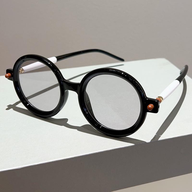 Fashion Vintage Round Sunglasses Women For Men Trendy Sun Glasses Punk Luxury Brand Designer Shades Big Frame Eyeglasses UV400