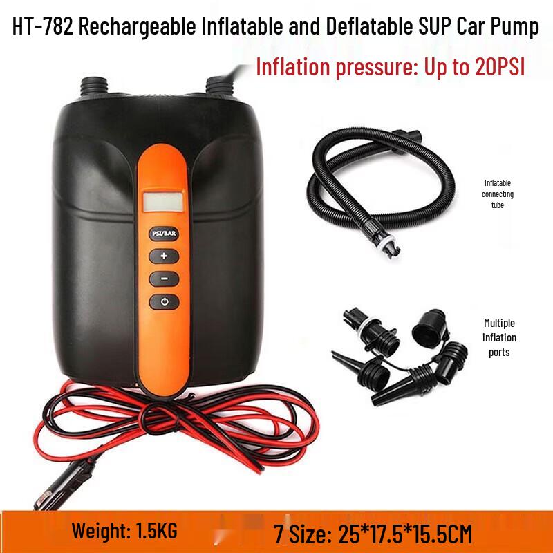 Электрический воздушный насос WEZHO HT-782 для надувных лодок