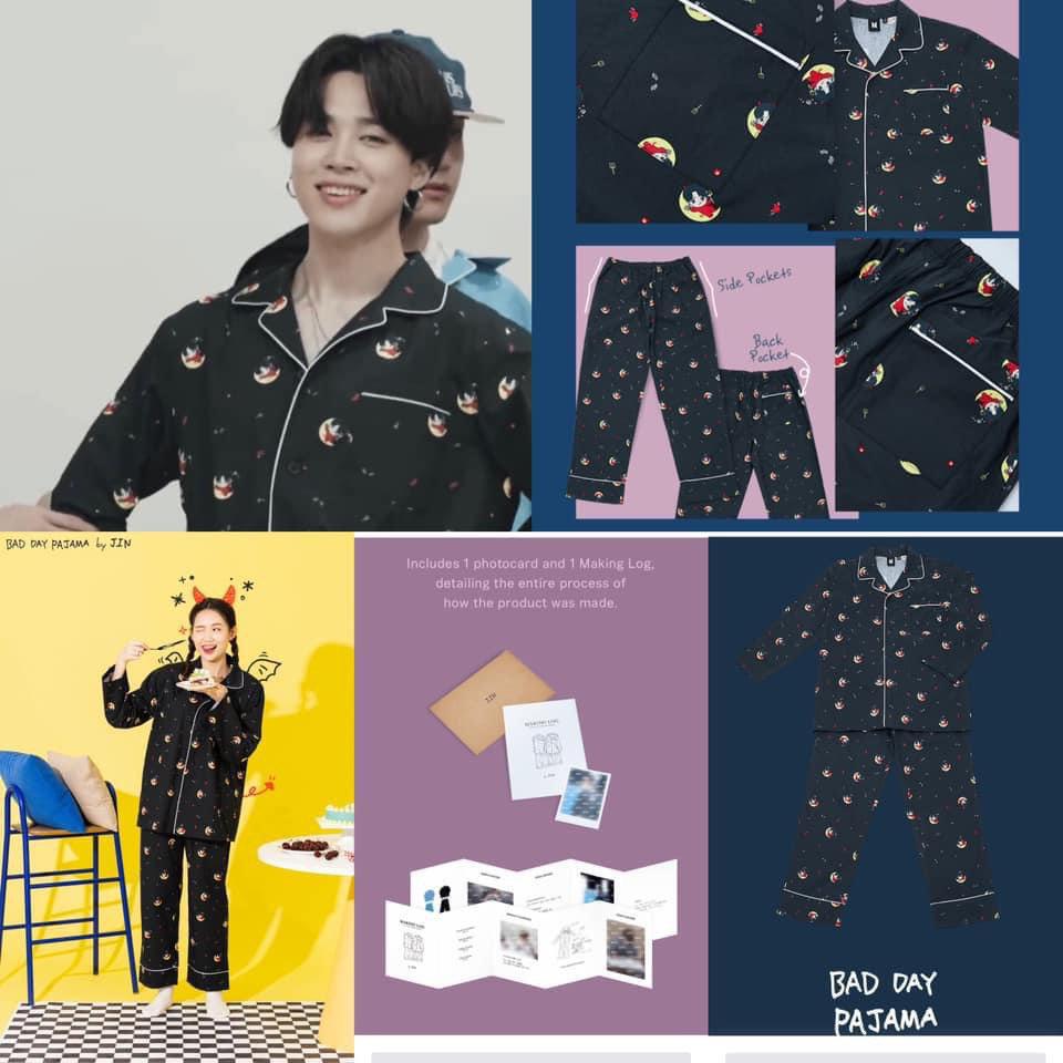 Pajama Set: Jin's 2022 Home Wear 'Good Days' Sleep Pants