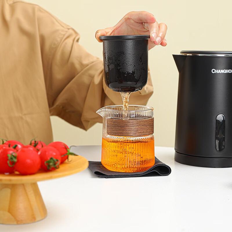 Shangqi 0.6L Mini Ceramic Travel Gongfu Tea Set with Electric Kettle