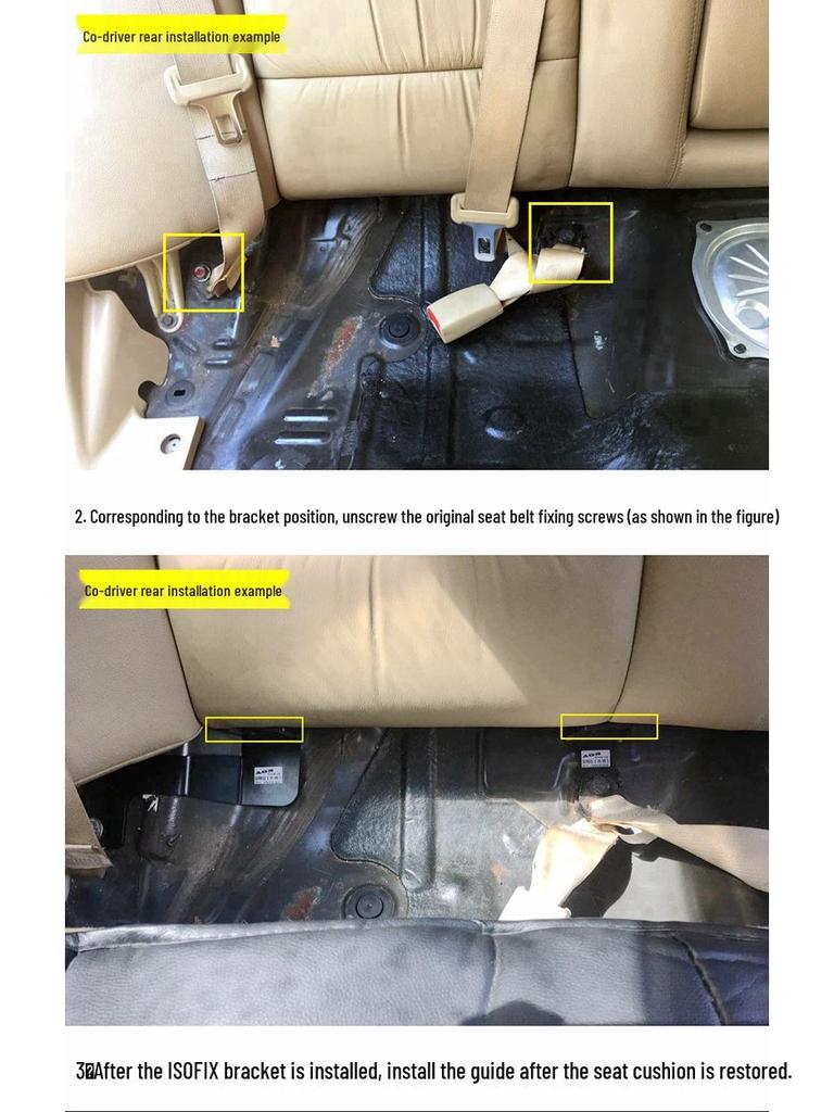 Honda Accord ISOFIX Child Seat Adapter: Safety Seat Fixing Bracket