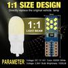 2 Pezzi W5W T10 LED 168 194 LED Lampadine Canbus 16SMD Luce Interna Auto Luci Indicatori Porta Laterale Auto Luci di Posizione Lampade di Lettura 6000K Bianco Blu 12V