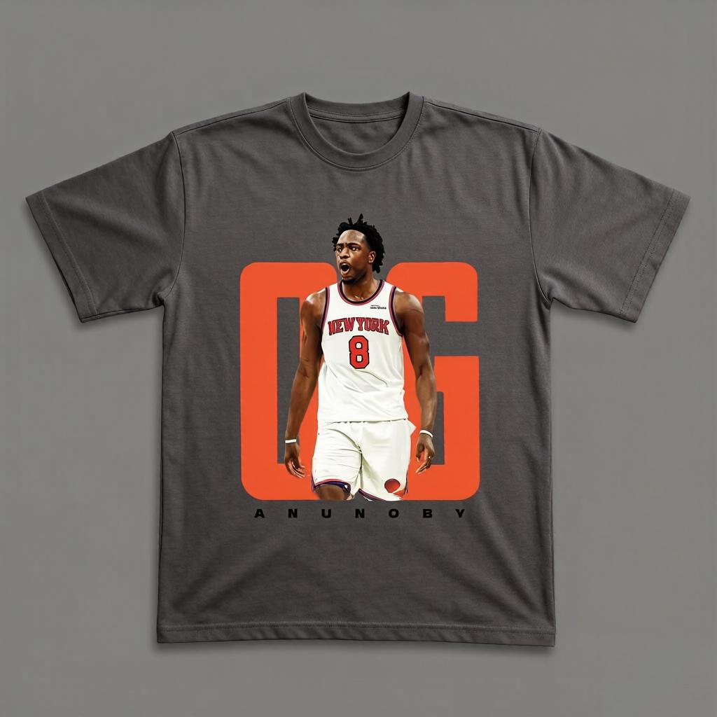 OG Anunoby Printed 2026 Tshirts New York Knicks Merch T ShirtCotton Unisex Mens Womens TShirt Y2k Popular Casual Tee