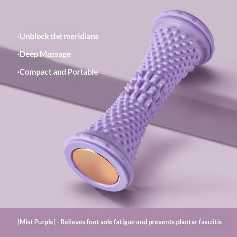 Pp Foot Massage Roller Textured Surface Deep Pain Relief For Home Use Workout Yoga Recovery