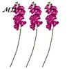 No Watering Faux Phalaenopsis for Tabletop Artificial Silk Orchid Flower Home Decor, Realistic Velvet Plant Maintenance Free Floral Arrangements