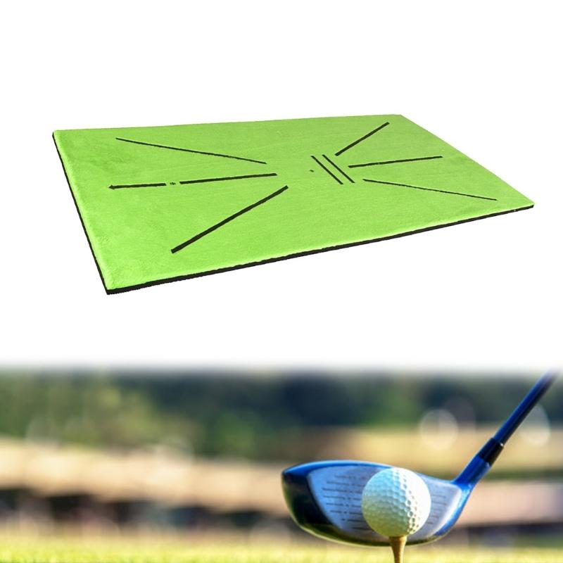 Golf Hitting Mat Swing Track Practice Marking Pad Golf Hitting Mat for Swing Paths Feedback/Detection Batting Enduring