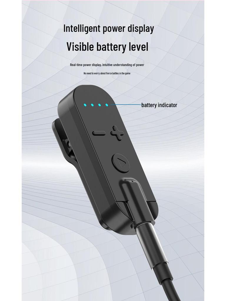 Universal Clip-On Bluetooth Headphone Receiver with Extended Battery, High-Quality Sound, Noise Reduction, and HD Calls