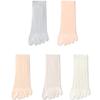 5 Finger Boat Sox Women Toe Socks Fashion Breathable Summer Ladies Girl Ultrathin Invisible Cotton Five-Finger Sock