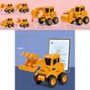 Childrens Pressing Sliding Construction Vehicle With Pushback Function For Kids Educational Play
