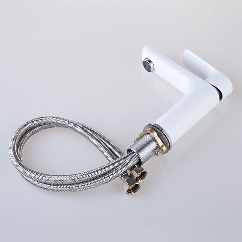 Submarine L6111 European Style Porcelain White Basin Faucet