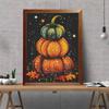 DIY Diamond Painting Canvas Stacked Pumpkin Autumn Harvest Stars Design 5D Full Drill Art Creative Leisure Craft Home Decor