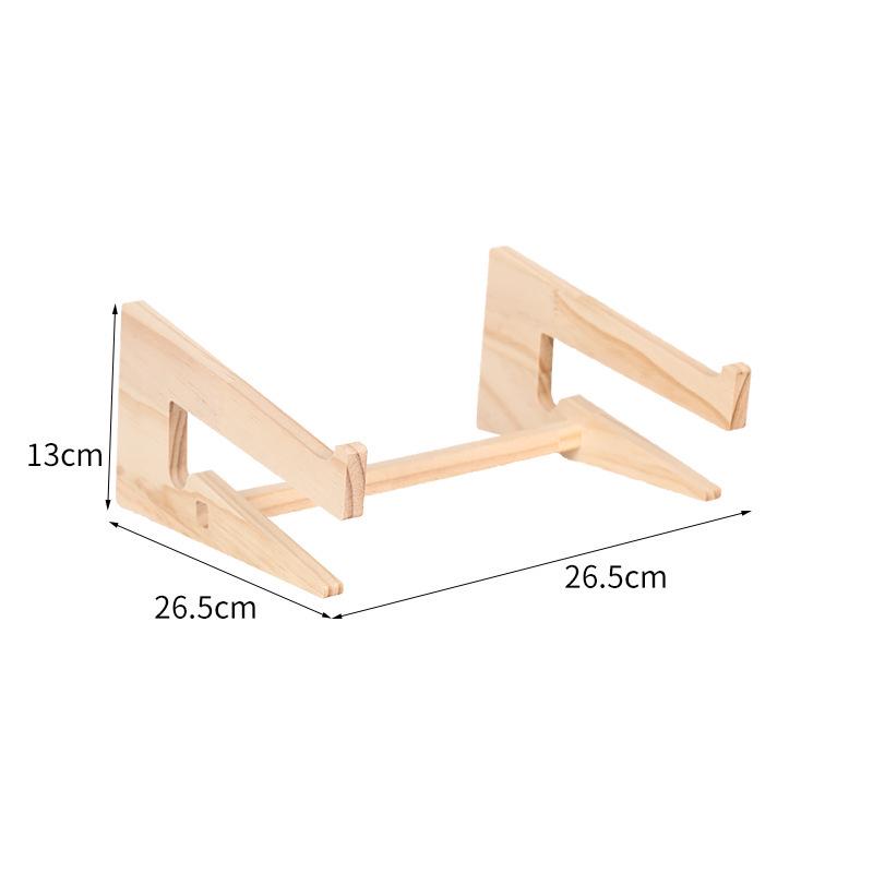 Wooden Laptop Riser and Desk Storage Stand