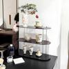 3 Tier Acrylic Storage Rack Desktop Cups and Perfume Display Stand for Kitchen Living Room and Office Modern Design Organizer