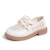 New Spring and Autumn Soft Soled Doudou Lefu Shoes for Girls, Children's Mesh