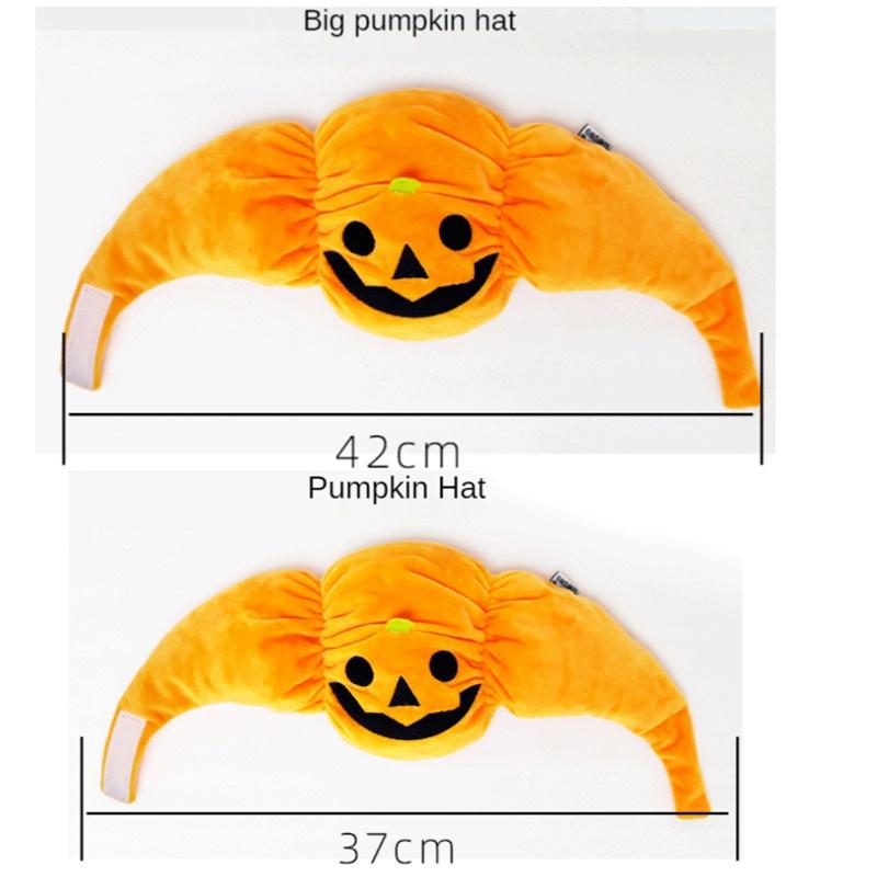 Pet Hat Halloween Funny Pumpkin Hat Cute Pet Animal Costume Personality Cute Hat Turn Headgear Dog Cat