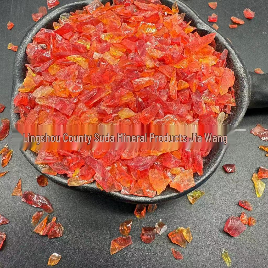 Colored Glass Sand for Decoration, Landscaping, Sandblasting, & Rust Removal