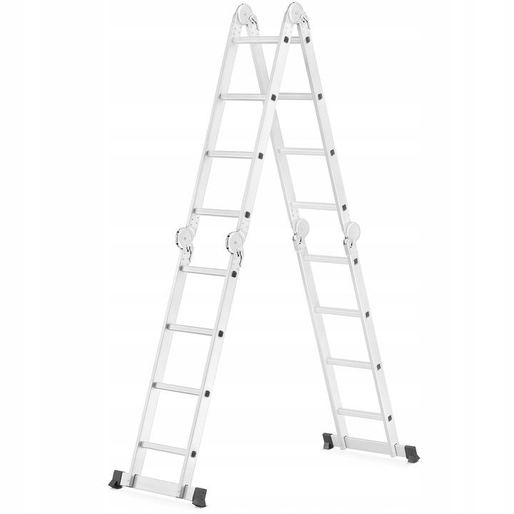 Drabina Aluminiowa Przegubowa Składana Wielofunkcyjna 4X4 Higher + Podest