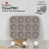 Titanium Muffin Form For 12 Muffins Berlinger Haus Bh-7947 Taupe