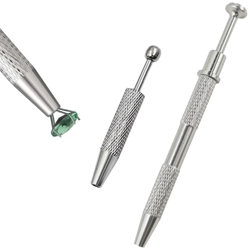 ESJNNK Gem Picker Tool, Set of 2, Ball Grapper, Hobby Tool, Craft Tool, Accessory Tool, Diamond Picking Tool, Jewelry Pin, for Jewelry, Watch, Bead, a