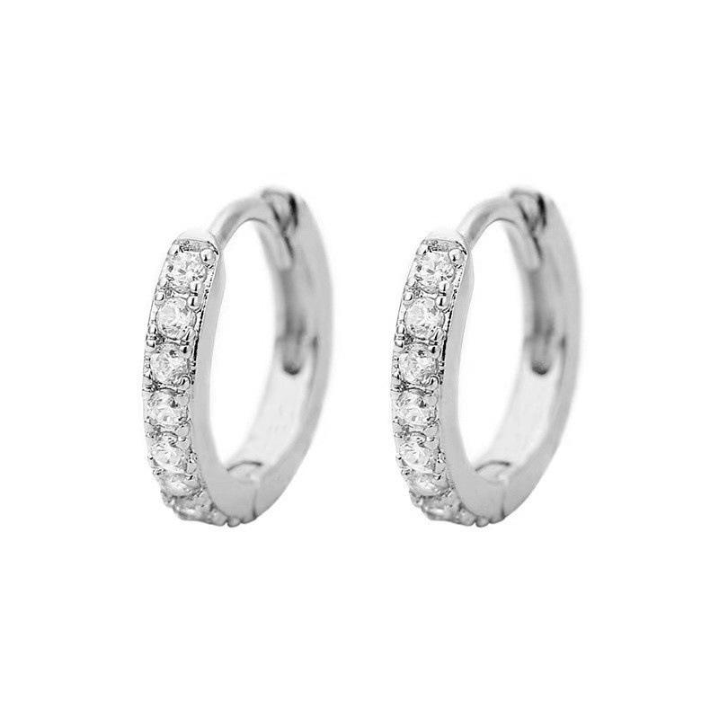 European and American Fashion Zircon Ear Cuffs: Stylish Micro-Inlaid Design for Women’s Versatile Elegant Look.