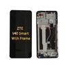 LCD Screen and Digitizer Full Assembly for ZTE V40 Smart With Frame ;Black; + Tools
