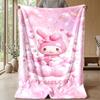 Soft Flannel Blanket Lightweight Cozy Bedroom Living Room CoverMy Melody