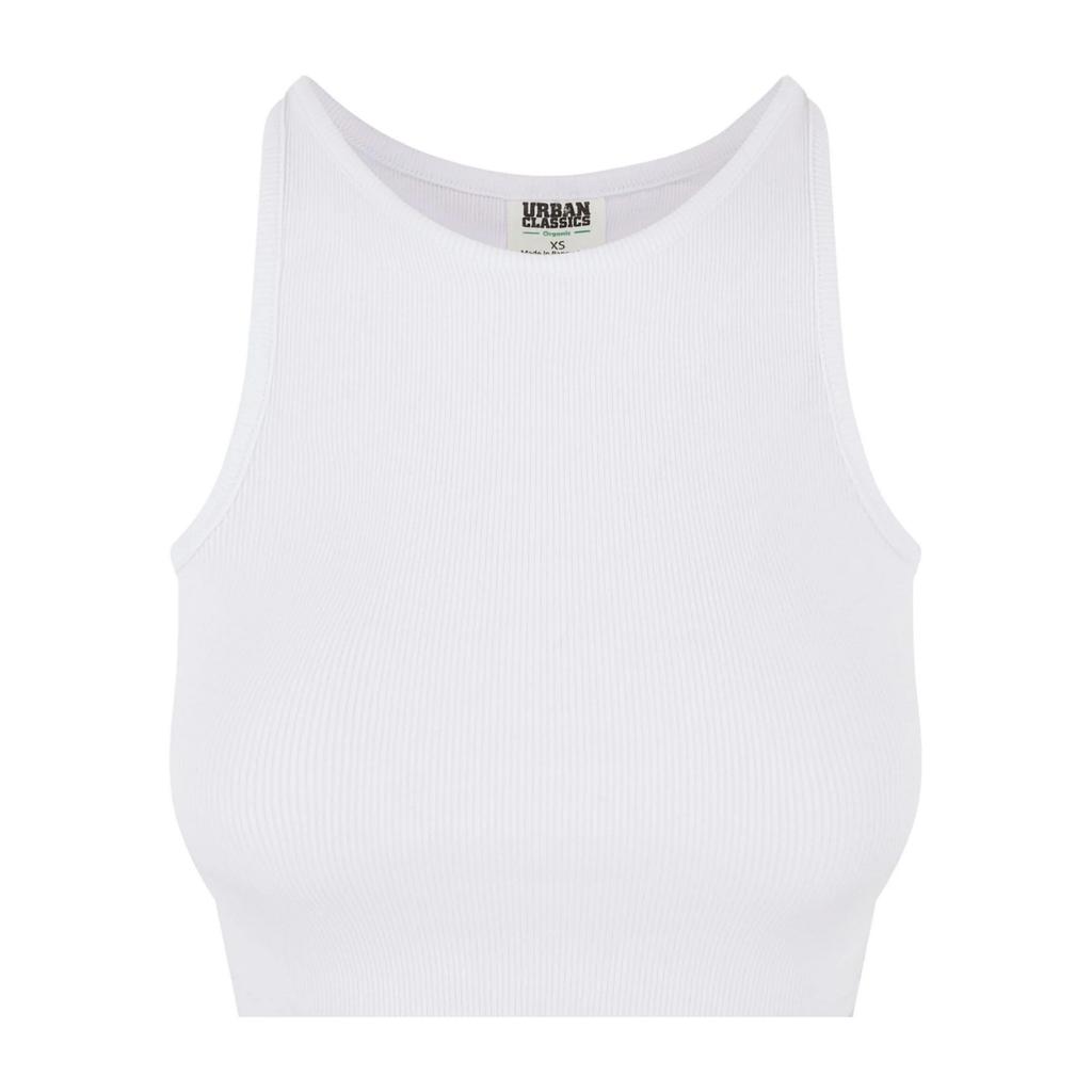 Urban Classics Womens/Ladies Ribbed Organic Crop Top (Pack of 2)