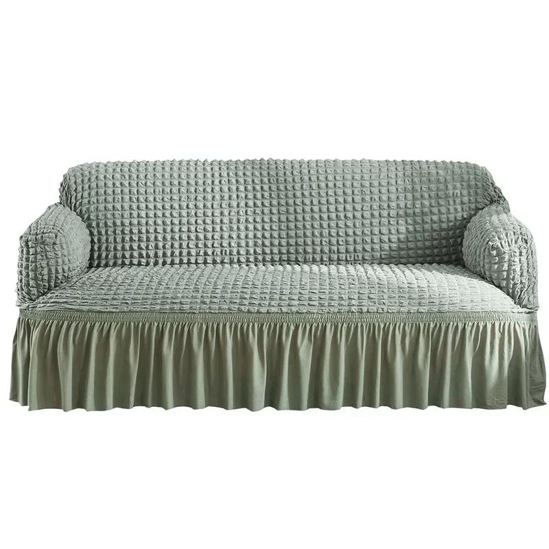 Lace Heming Dustproof Sofa Cover Full Package Double Person Seersucker Sofa Cover Four Seasons Universal Sofa Hat Home Decor