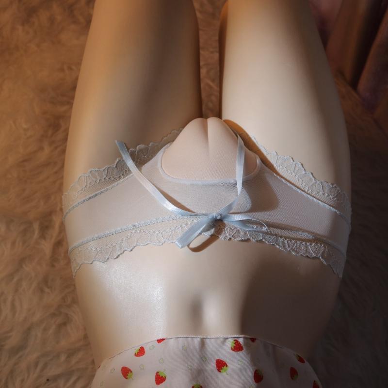 Sissy-Slips für Männer Nahtlose Netzunterwäsche Camel Toe Slips Versteckender Gaff Crossdresser Unterhosen Schwule Imitiert Dessous