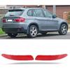 KIMISS Left & Right Rear Bumper Reflector, Car Red Bumper Reflector 63217158949 63217158950 Fit for E70 X5 2007-2013