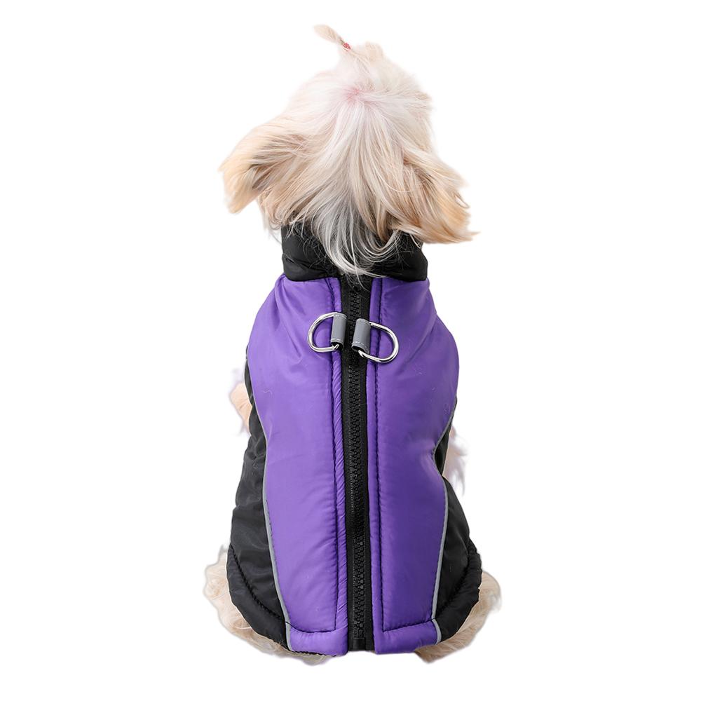 

Ветрозащитная одежда для собак для маленьких и средних собак с D-образным кольцом, теплая куртка для щенков, костюм для домашних животных йоркширского шнауцера S