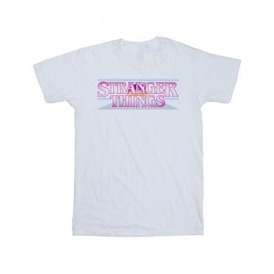 Netflix Mens Stranger Things Retro Title T-Shirt