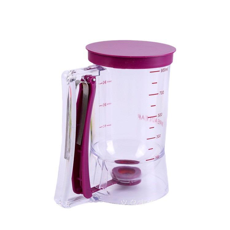 

Диспенсер для теста и масла с мерным стаканом и разделительной воронкой фиолетовый