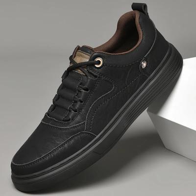Moda Alta Qualidade Sapatos Masculinos de Couro Casuais para Exterior Planos Designer Tênis Sapatos Planos da Moda Tênis Confortáveis Feitos à Mão com Cadarço